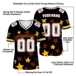 customized washington commanders star cluster black jersey best selling
