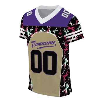 customized washington huskies brushstroke xs gold black jersey fashion forward