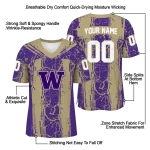 customized washington huskies rugged stripes purple jersey best selling