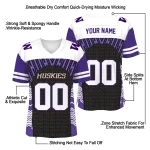 customized washington huskies tire arrows purple black white jersey best selling