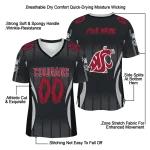 customized washington state cougars dynamic dots grey jersey best selling