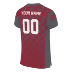 customized washington state cougars stacked rectangle crimson jersey best selling