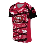 customized western kentucky hilltoppers camo shatter red jersey best selling