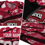 customized western kentucky hilltoppers camo shatter red jersey best selling
