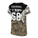 customized western michigan broncos antler skull camouflage hunting jersey best selling