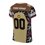 customized western michigan broncos brushstroke xs gold black jersey best selling
