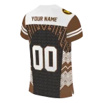 customized western michigan broncos tire arrows brown black white jersey best selling