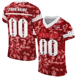 customized wisconsin badgers camouflage abstract red jersey best selling