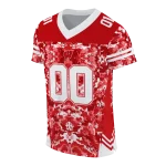 customized wisconsin badgers mirrored pattern red jersey best selling
