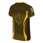 customized wyoming cowboys dynamic dots gold jersey best selling