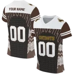customized wyoming cowboys tire arrows brown black white jersey best selling