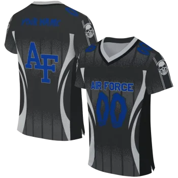 personalized air force falcons dynamic dots grey jersey best selling