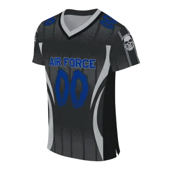 personalized air force falcons dynamic dots grey jersey fashion forward