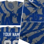 personalized air force falcons stripe splatter blue jersey best selling