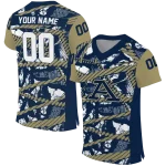 personalized akron zips camo shatter blue jersey best selling