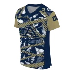 personalized akron zips camo shatter blue jersey best selling