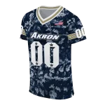 personalized akron zips camouflage abstract blue jersey best selling