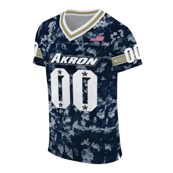 personalized akron zips camouflage abstract blue jersey fashion forward