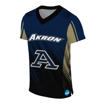 personalized akron zips halftone flow blue black jersey fashion forward