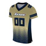 personalized akron zips halftone sweep gold black jersey best selling