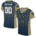 personalized akron zips stacked rectangle blue jersey best selling