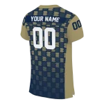 personalized akron zips stacked rectangle blue jersey best selling