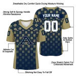 personalized akron zips stacked rectangle blue jersey best selling