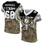 personalized alabama crimson tide antler skull camouflage hunting jersey best selling