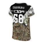 personalized alabama crimson tide antler skull camouflage hunting jersey best selling