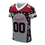 personalized alabama crimson tide brushstroke xs gray black jersey best selling