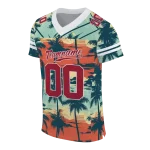 personalized alabama crimson tide horizon palm sunset jersey best selling