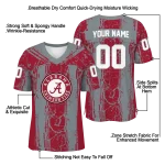 personalized alabama crimson tide rugged stripes crimson jersey best selling