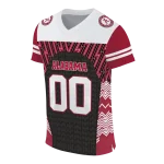 personalized alabama crimson tide tire arrows crimson black white jersey best selling
