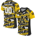 personalized appalachian state mountaineers camo shatter black jersey best selling