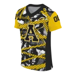 personalized appalachian state mountaineers camo shatter black jersey best selling