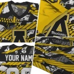 personalized appalachian state mountaineers camo shatter black jersey best selling