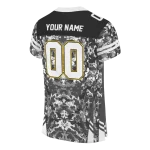 personalized appalachian state mountaineers mirrored pattern black jersey best selling