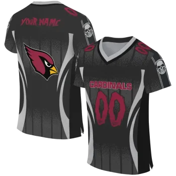 personalized arizona cardinals dynamic dots black jersey best selling
