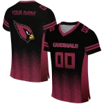 personalized arizona cardinals halftone sweep black jersey best selling