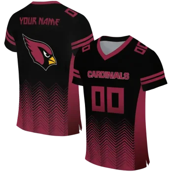 personalized arizona cardinals halftone sweep black jersey best selling