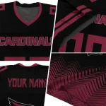 personalized arizona cardinals halftone sweep black jersey best selling