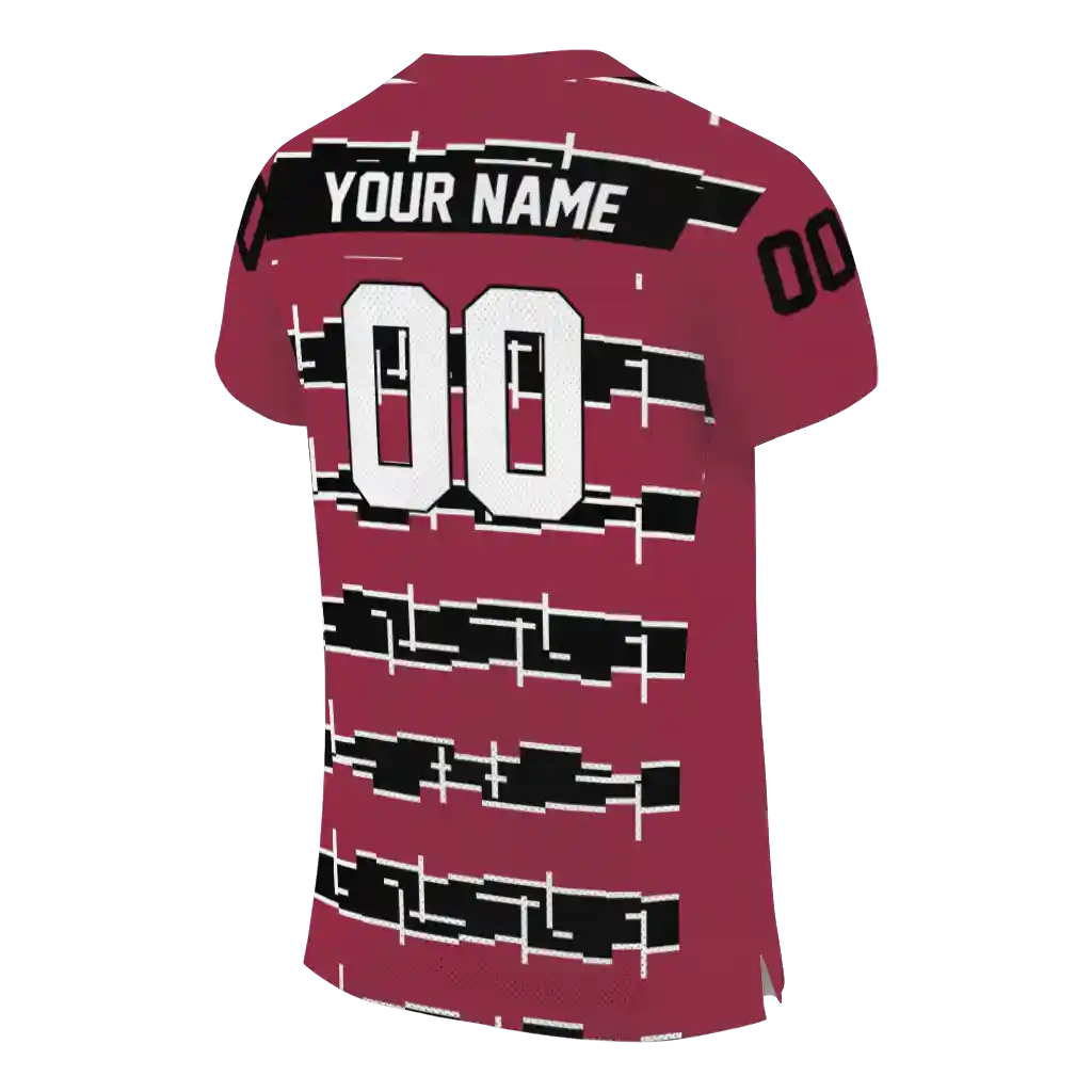 personalized arizona cardinals layered grids red jersey high quality personalized arizona cardinals layered grids red jersey high quality