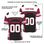 personalized arizona cardinals tire arrows red black white jersey best selling