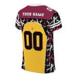 personalized arizona state sun devils brushstroke xs gold black jersey best selling
