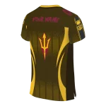 personalized arizona state sun devils dynamic dots gold jersey best selling