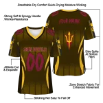personalized arizona state sun devils dynamic dots gold jersey best selling