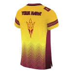personalized arizona state sun devils halftone sweep gold black jersey best selling