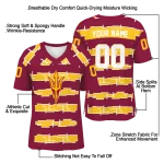 personalized arizona state sun devils layered grids maroon jersey best selling