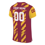 personalized arizona state sun devils stripe block maroon jersey best selling