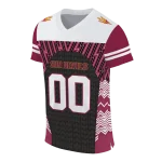 personalized arizona state sun devils tire arrows maroon black white jersey best selling